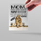 Funny Lion Mom Card, I Love You Mum, Funny Mom Card From Baby Lions, Funny Mother's Day Card, Mom Birthday Card, Mom Love You Card For Wife