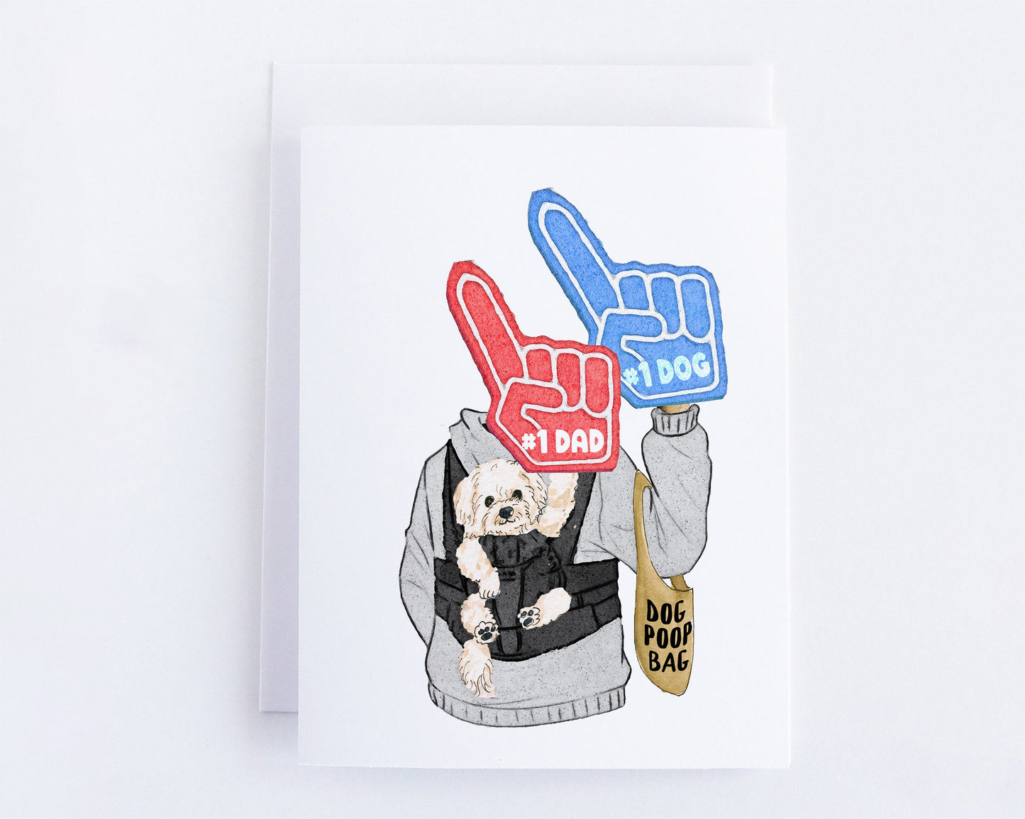 Best Dog Mom Funny Mom Card From The Dog, Funny Mother's Day Card For Dog Lover, Dog Mum Birthday Card For Her,  Pet Mom Card For Wife Gifts
