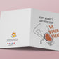 Happy First Mother's Day Card From Your Bump - Funny Mothers Day Card For Pregnant Mom - Expecting Mom To Be Gift For Wife