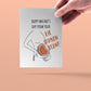Happy First Mother's Day Card From Your Bump - Funny Mothers Day Card For Pregnant Mom - Expecting Mom To Be Gift For Wife