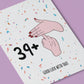 Offensive 40th birthday card, Funny Birthday Cards For Best Friends, Rude Forty Bday Cards For Her, Happy Birthday Of 40 Middle Finger Swear