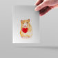Hamster Funny Engagement Card - You Are Engaged Diamond Ring