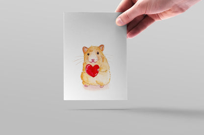 Hamster Funny Engagement Card - You Are Engaged Diamond Ring