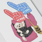 Funny Fathers Day Card From The Dog - Best Dog Dad Gift