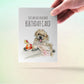 Funny Birthday Card - Old Fashioned Cocaktail Bichon Frise Dog