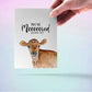 Cow Funny New Home Card - Personalised Housewarming Card
