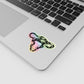 Dont Tread On Me Uterus Sticker - Holographic Uterus Sticker - Snake Decal - Feminist Female Empowerment Art