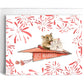 Mouse Funny Wedding Card Paper Plane Firworks