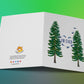 Wood Anniversary Card - Fir Tree Forever Love