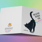 Funny Cat Birthday Cards For Him - Obligatory Birthday Card From Cat Butt Farts