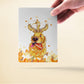 Golden Retriever Dog Thank You Cards Set