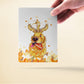Golden Retriever Dog Thank You Cards Set