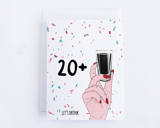 Funny Weed 21st Birthday Card - 21 And Legal AF