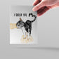 Funny Cat Valentines Card For Husband - Orange Cat Knead Your Love