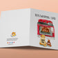 Funny Housewarming Card For Friend - Happy New Home Card - Cat Dog Oven Bake New House