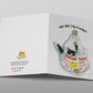 Black Cat Shopping Bag Funny Thank You Cards Set - Tuxedo Cats Thank You Notes Greeting Card Pack