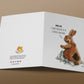 Adult Funny Easter Card For Friends - Chocolate Bunny Treat Easter Card Set - Rabbit Spring Greeting Cards