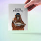 Fishing Bear Birthday Cards Funny - Reel Big Fish Dad Birthday Card For Men