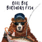 Bear Funny Fathers Day Card For Dad - Fishing Dad Card From Daughter