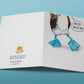 Blue footed Boobie Bird Card - Funny Birthday Card For Friends