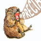 Screaming Marmot Funny Thank You Cards Set - Appreciate Card For Friends