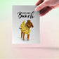 Pitbull Funny Thank You Cards From Dog - Thanks A Whole Banana Bunch