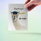 Diploma Llama High School Graduation Cards Funny - College Graduation Gift For Him - Congratulations Card For Daughter
