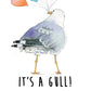 Funny Baby Shower Cards For New Mom - It's A Gull Baby Girl Card