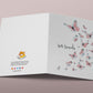 Butterfly With Sympathy Card - Thinking of You Card