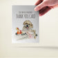 Funny Thank You Cards From Dog - Bourbon Old Fashioned Cocktail Gifts - Bichon Frise Dogs Lover