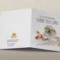 Funny Thank You Cards From Dog - Bourbon Old Fashioned Cocktail Gifts - Bichon Frise Dogs Lover
