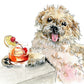Funny Thank You Cards From Dog - Bourbon Old Fashioned Cocktail Gifts - Bichon Frise Dogs Lover