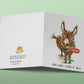 Grassy Ass Funny Thank You Cards Set - Muchas Gracias Donkey Cards Pun - You Kick Ass