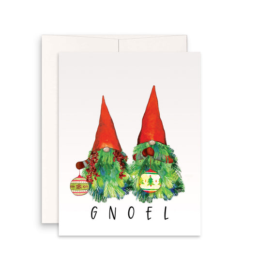 Garden Gnome Christmas Cards Funny - GNOEL Xmas Tree Gomes Gifts For Husband