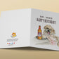 Budweiser Beer Birthday Card Funny - Older But Wiser