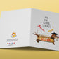 Dachshund Dog Graduation Card Funny - Clever Sausage Congratulations Card - High School Graduation Gifts