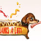 Dachshund Funny Thank You Cards Set - Franks A Lot - Wiener Dog Frank You