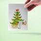 Naughty Cat Christmas Cards -  Xmas Gift For Cat Mom