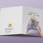 Happy First Mothers Day Card From Bump - Pregnant Mum Card From Cat Baby - Expecting Mom To Be Gift From Husband
