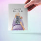 Happy First Mothers Day Card From Bump - Pregnant Mum Card From Cat Baby - Expecting Mom To Be Gift From Husband