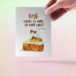 Bunny Carrot Cake Birthday Card Funny - OMG Hare In Your Cake - Kid Birthday Gifts
