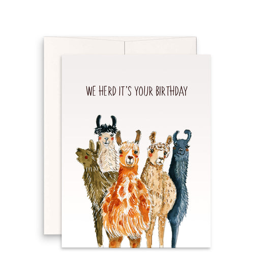 Funny Birthday Cards - llama Birthday Card For Friends, Alpaca Birthday Card Funny, Custom Birthday Card Personalized Gifts