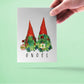Garden Gnome Christmas Cards Funny - GNOEL Xmas Tree Gomes Gifts For Husband