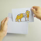 Get Well Soon Card, Funny Golden Retriever Dog Greeting Card, Feel Better Card Funny Get Well Card Get Better Golden Retriever Card Sympathy