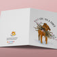 Pitbull Dog Love Card - Pitbull Mom Valentines Day Card For Her - I Love You A Bunch Dog Lover Gifts From The Dog