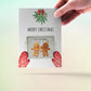 Funny Christmas Card - Gingerbread Man Let's Get Baked Stoner Gifts