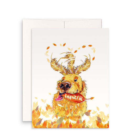 Golden Retriever Dog Thank You Cards Set