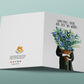 Flowers Sympathy Card - Thinking of You Card - There Are No Words