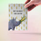 Funny Valentines Card For Boyfriend - Rhino Corny Anniversary Cards For Husband