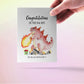 Godzilla Funny Housewarming Card For Friends, Funny New Home Cards For Him, First Homeowner Gifts For Couple, Moving House Congrats For Her